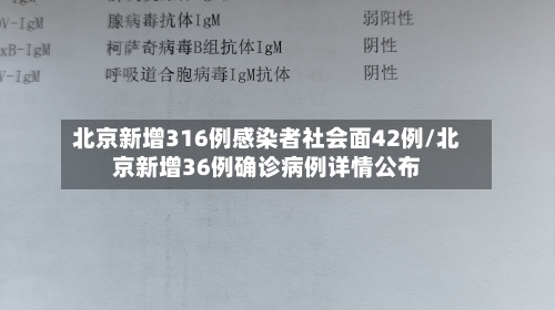 北京新增316例感染者社会面42例/北京新增36例确诊病例详情公布