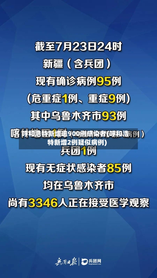 呼和浩特新增逾900例感染者(呼和浩特新增2例疑似病例)-第2张图片