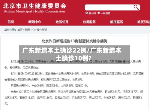 广东新增本土确诊22例/广东新增本土确诊10例?-第3张图片