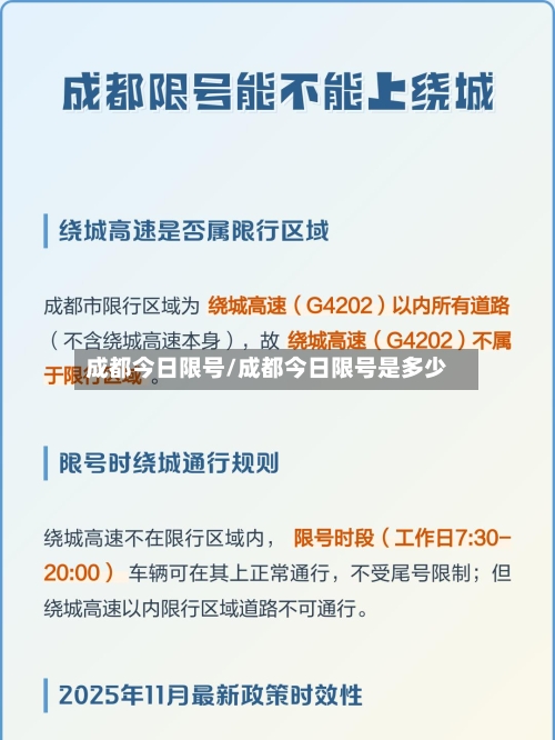 成都今日限号/成都今日限号是多少
