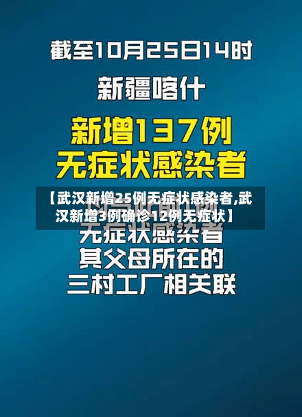 【武汉新增25例无症状感染者,武汉新增3例确诊12例无症状】-第3张图片