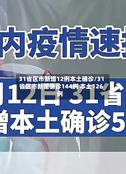 31省区市新增12例本土确诊/31省区市新增确诊144例 本土126例