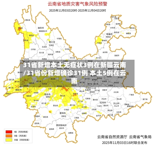 31省新增本土无症状3例在新疆云南/31省份新增确诊31例 本土5例在云南