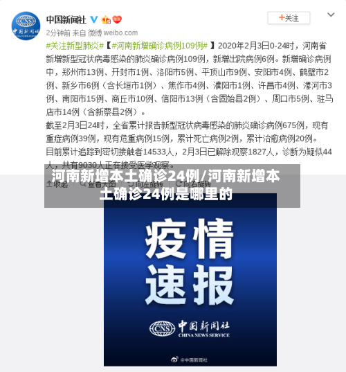 河南新增本土确诊24例/河南新增本土确诊24例是哪里的