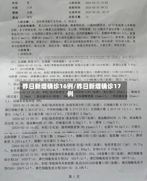 昨日新增确诊16例/昨日新增确诊17例-第3张图片
