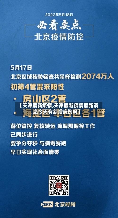 【天津最新疫情,天津最新疫情最新消息今天有新增病例吗】-第2张图片